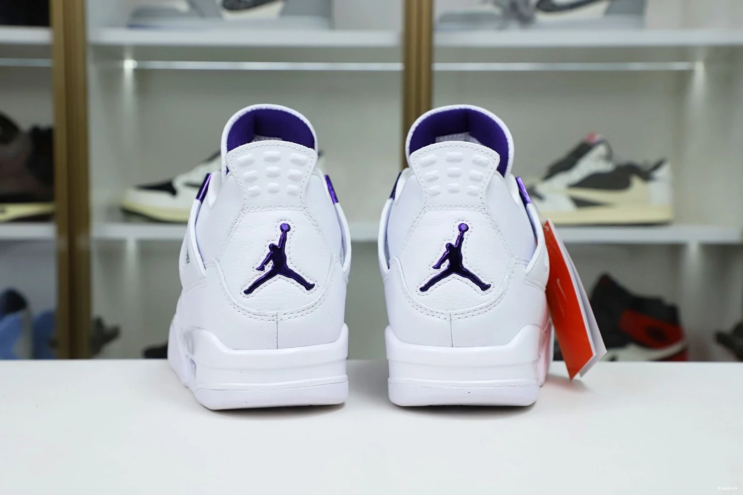 METALLIC JORDAN 4 Kimikick AIR Affordable PURPLE 1977 0608